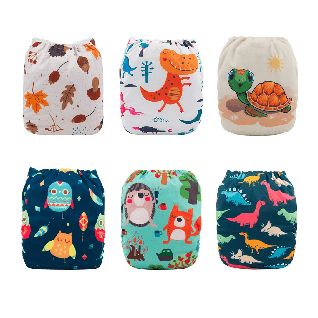 Pañales Ecológicos de Niño (6 unidades + 6 insertos) GRATIS 4 insertos bambú - Imagen 2