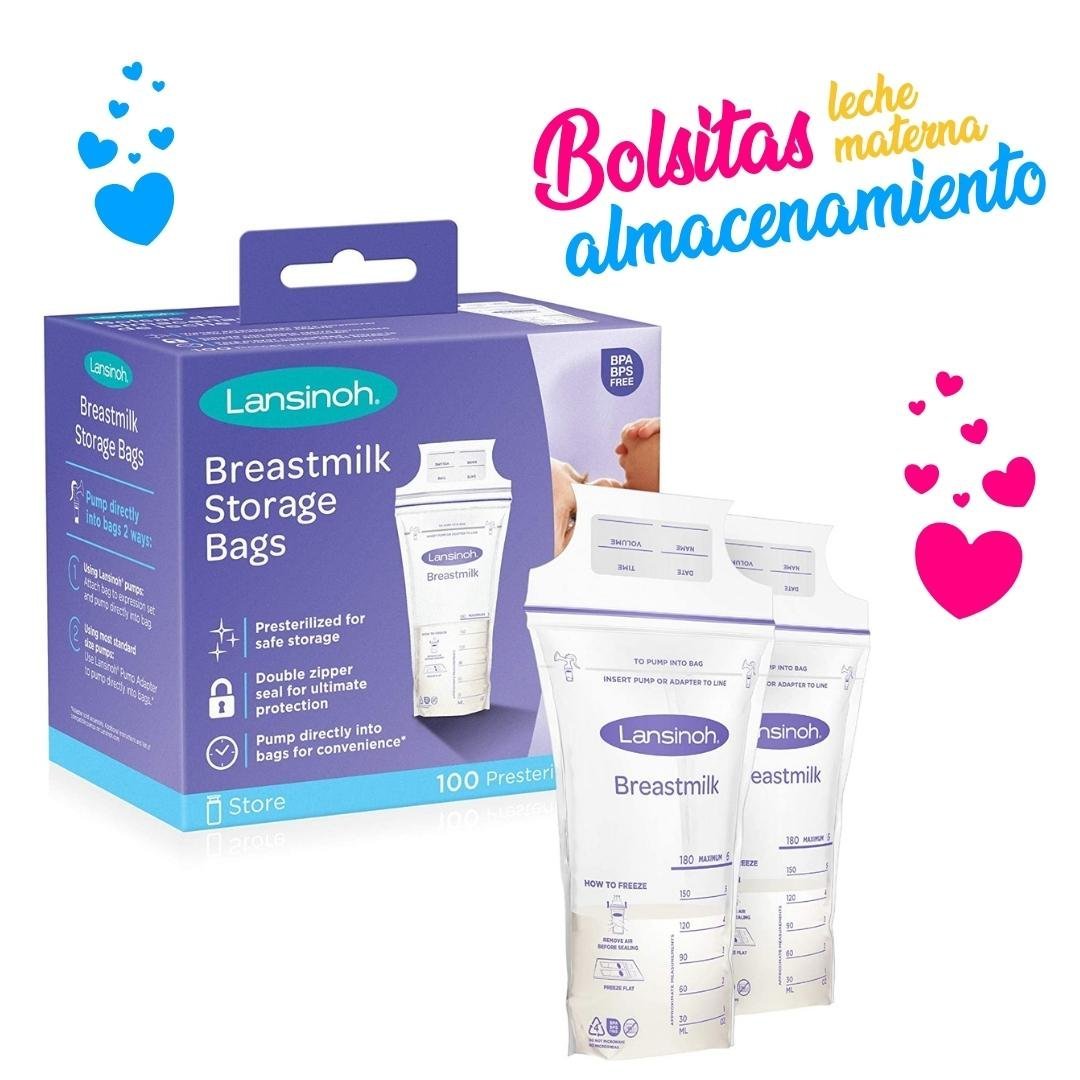 Bolsas de Almacenamiento de Leche Materna Lansinoh (100 unidades)
