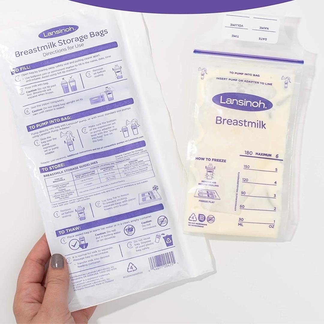 Bolsas de Almacenamiento de Leche Materna Lansinoh (50 unidades) - Imagen 3